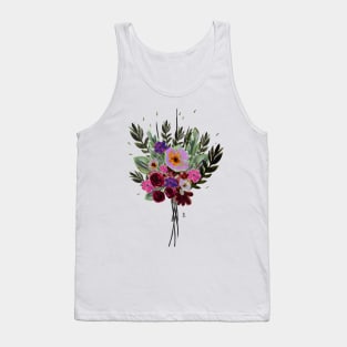 Bouquet of flowers -rose Tank Top